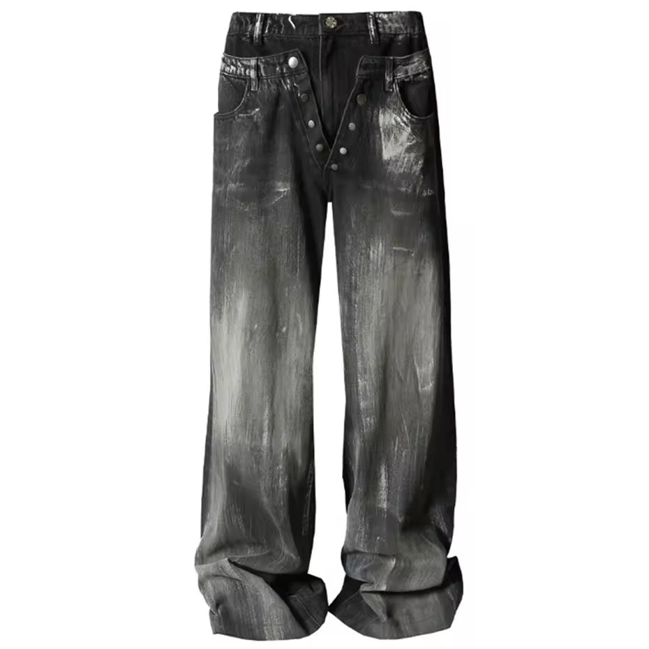 Double waist jeans