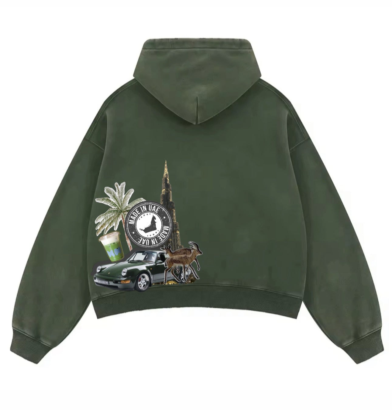 Lost In UAE Boxy Hoodie