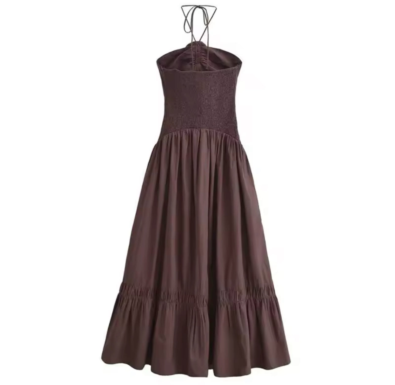 Brown long dress