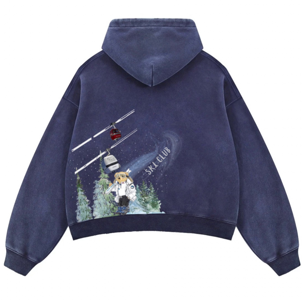 Ski Club Boxy Hoodie