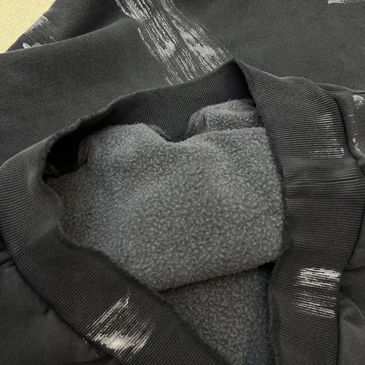 Dark grey hoodie