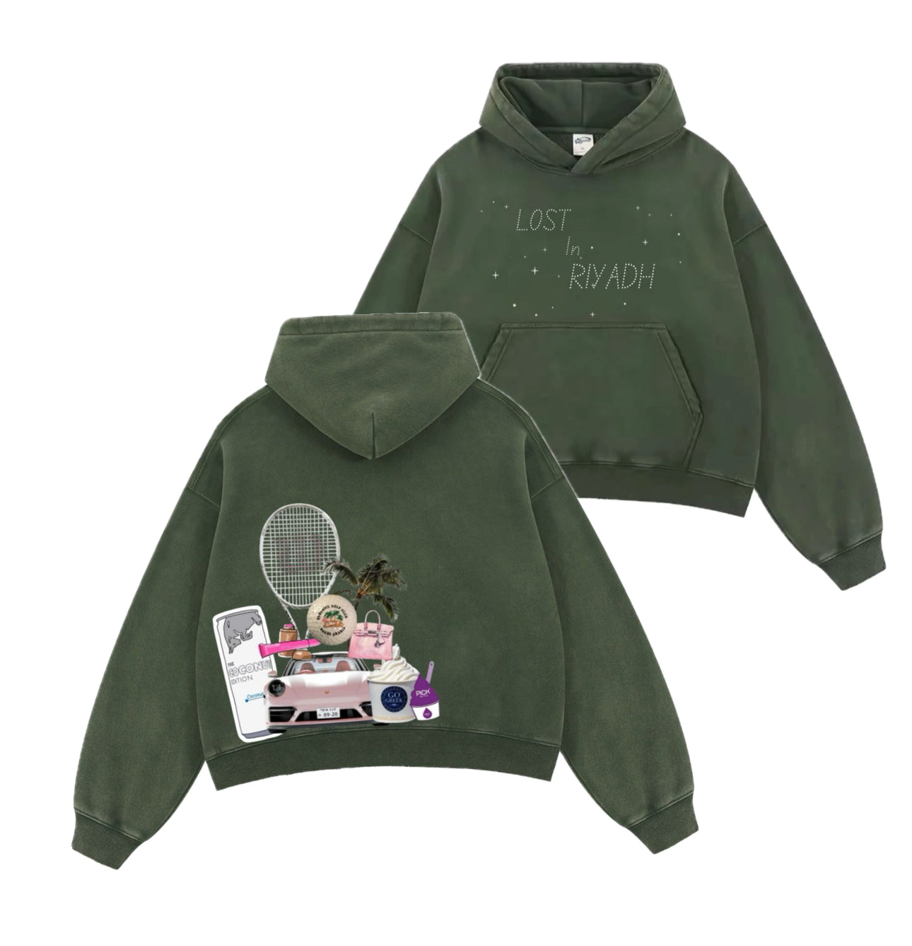 Lost In Riyadh Boxy Hoodie