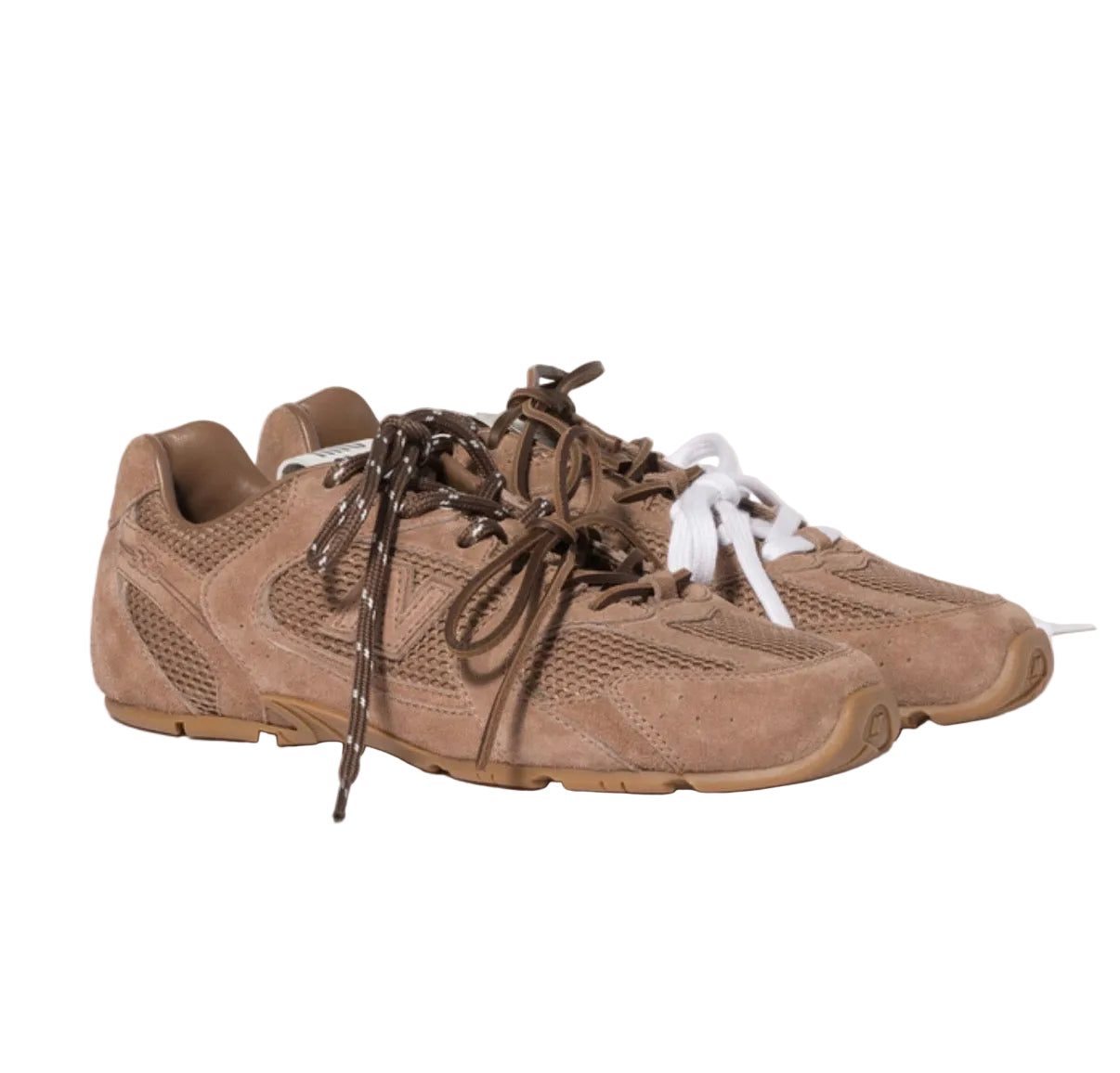 New Balance X Miu Miu 530 SL suede and mesh sneakers