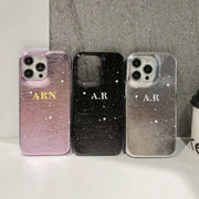 Glitter leather case