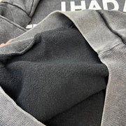 Text-printed hoodie