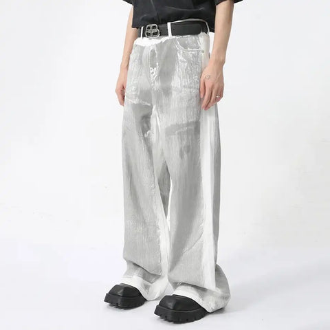 White baggy pants