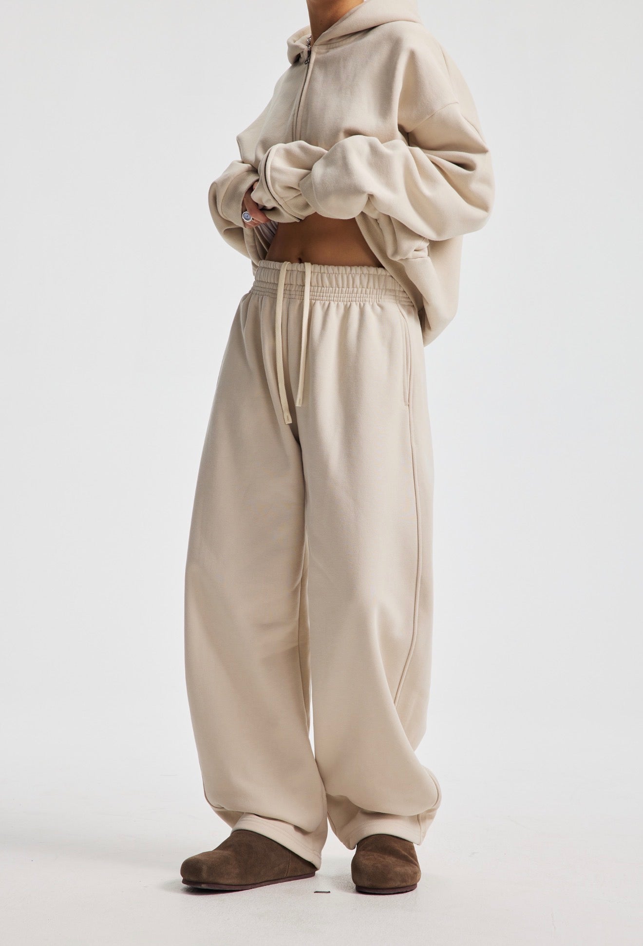 Washed beige Pants
