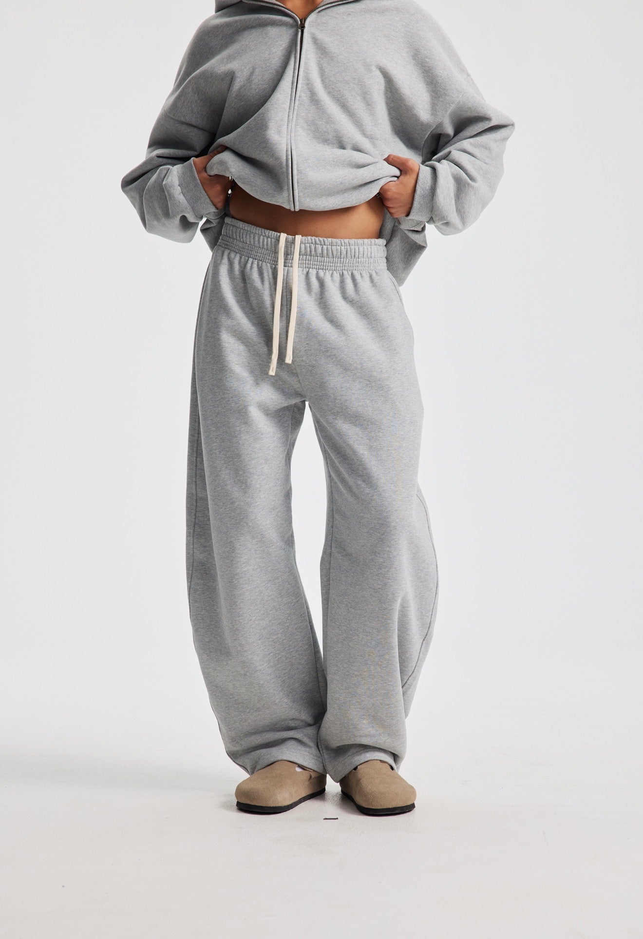Washed Gray Pants