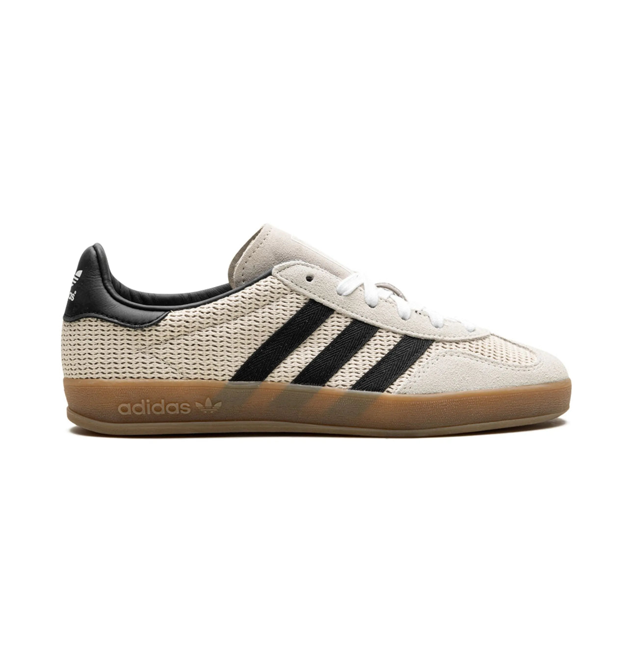 Adidas gazelle “aluminum/core black” sneakers