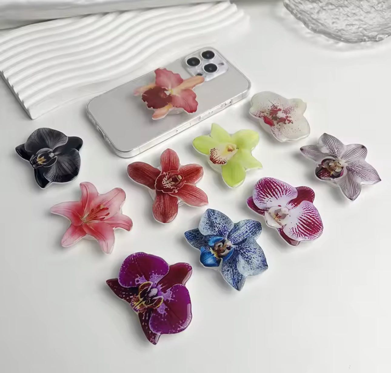 FLOWER PHONE HOLDER