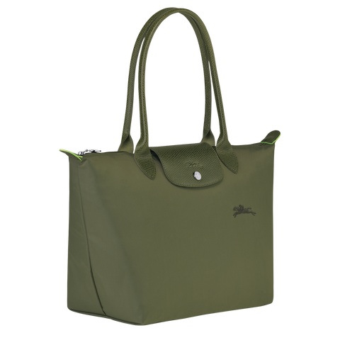 Green longchamp bag