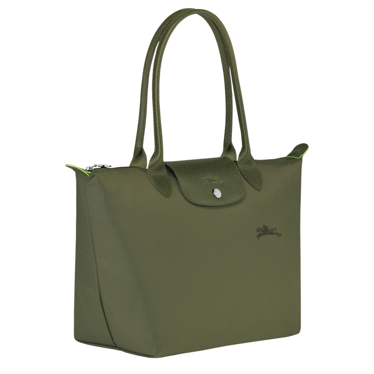 Green longchamp bag