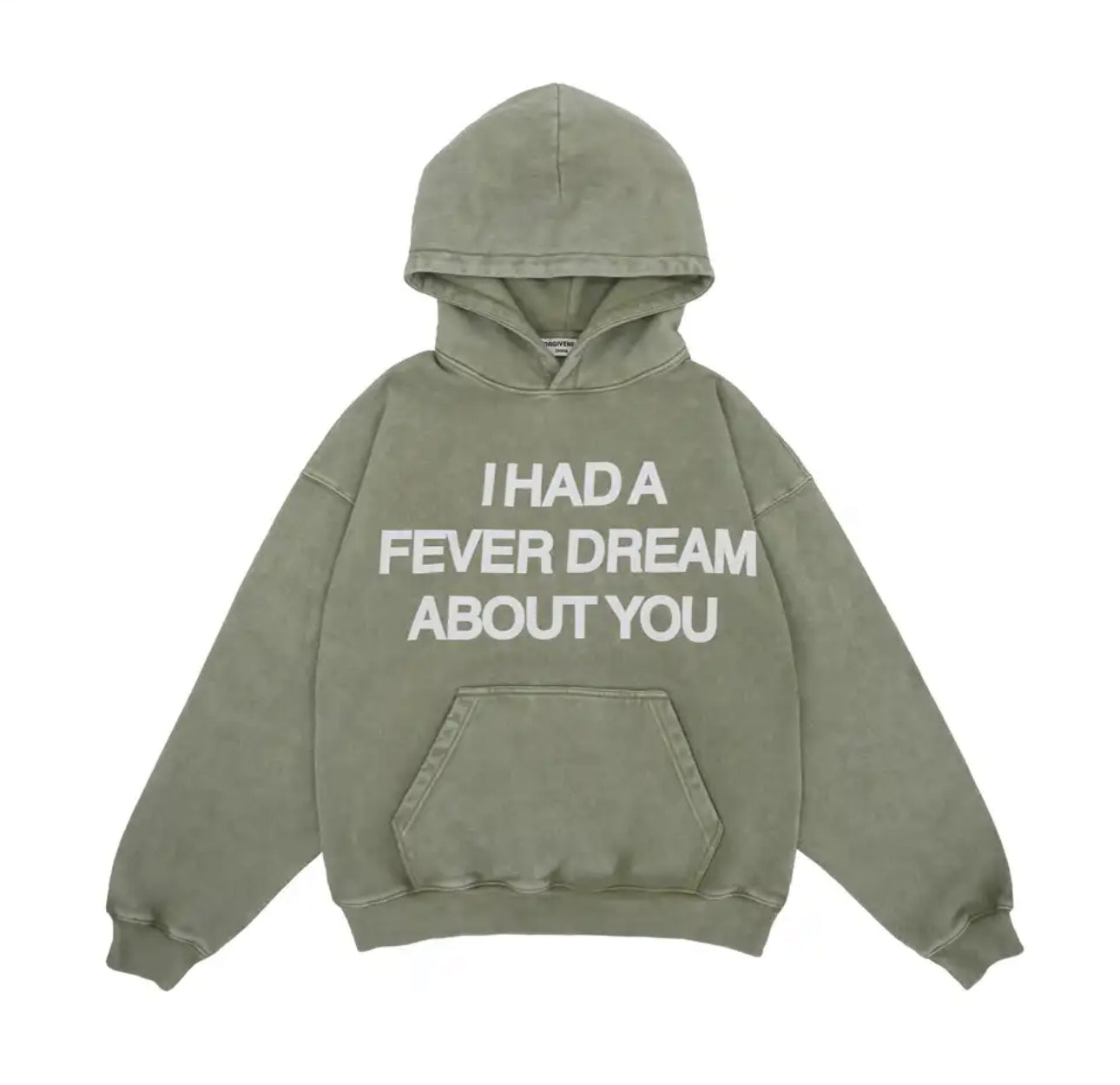 Text-printed hoodie