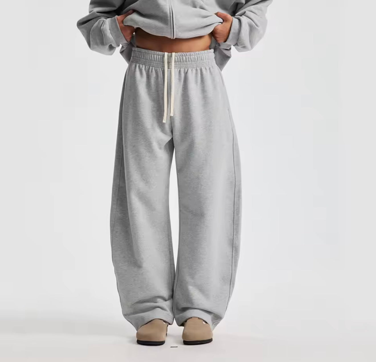 Washed Gray Pants