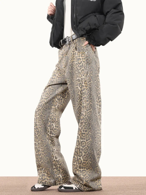 leopard print pants