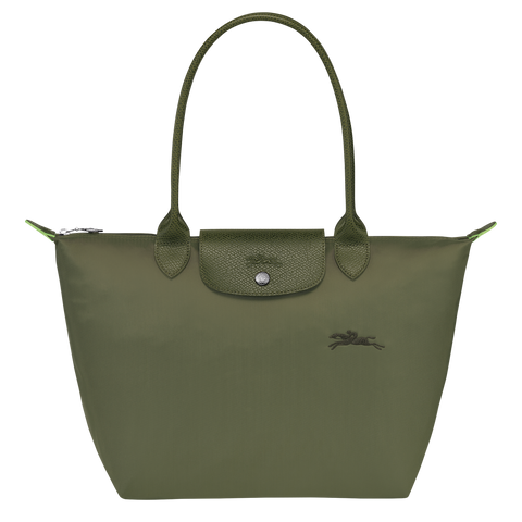 Green longchamp bag