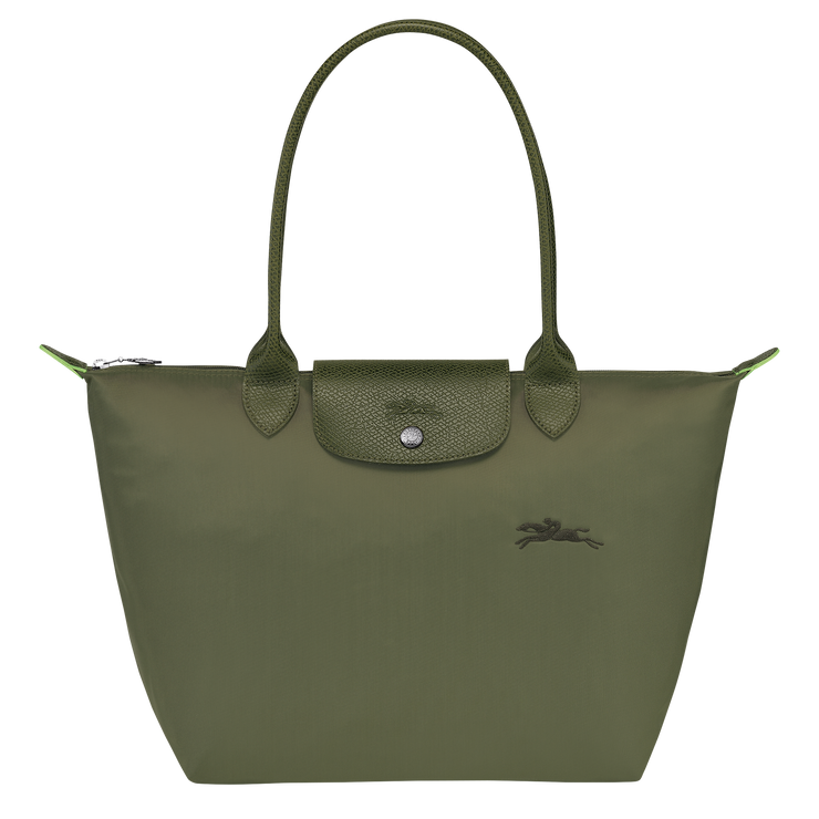 Green longchamp bag