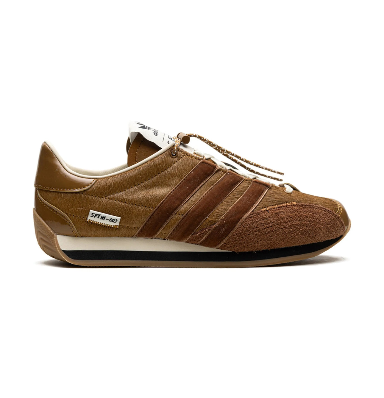 Adidas x SFTM “bronze” sneaker
