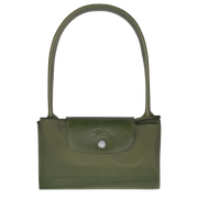 Green longchamp bag