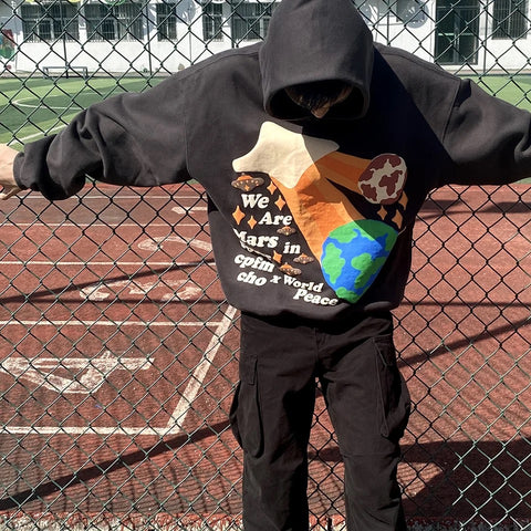 Mars and Earth hoodie