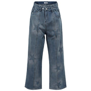 Wide Leg Stars Jeans