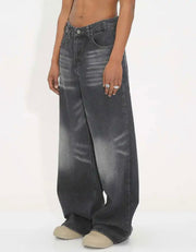 Straight Wide-leg Pants