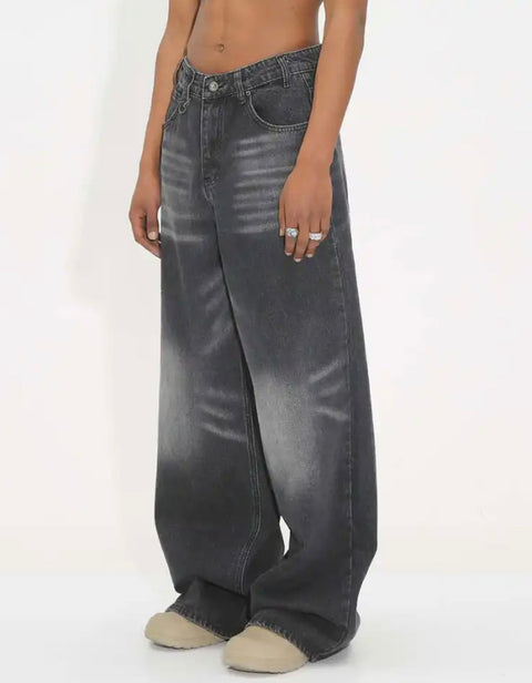 Straight Wide-leg Pants