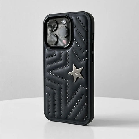 Stars Leather Case