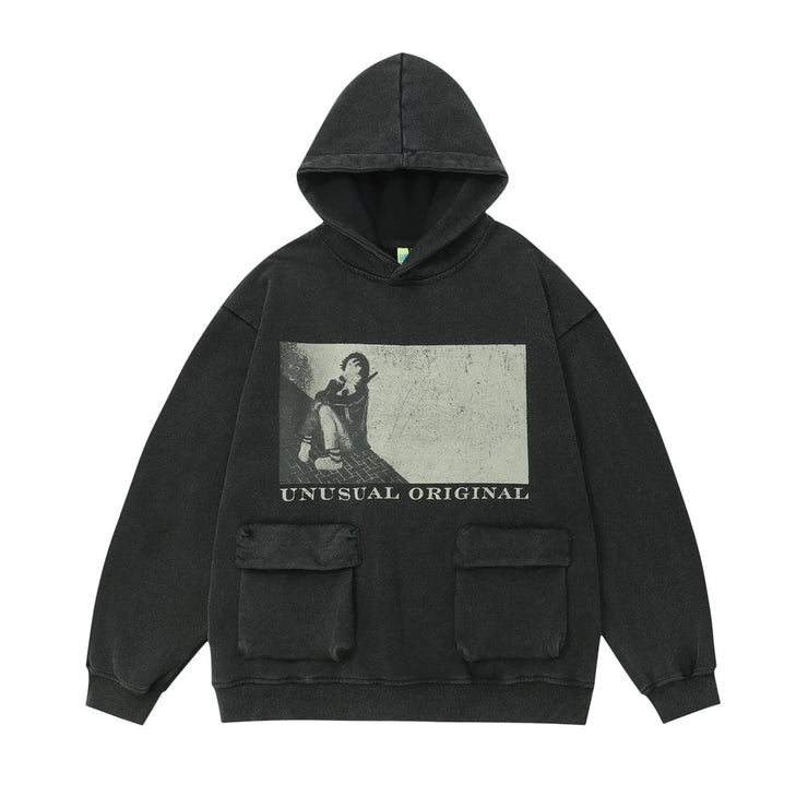 Unusual original hoodie