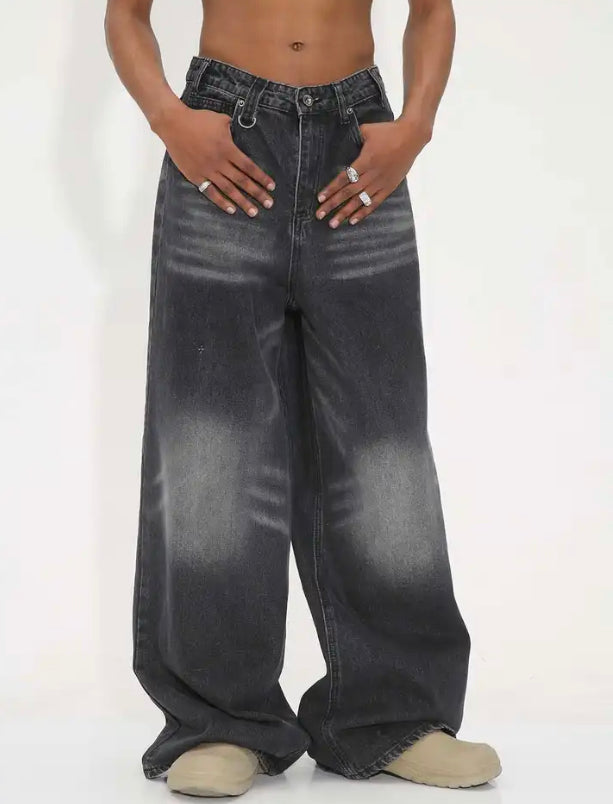 Straight Wide-leg Pants