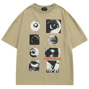 Eye Graphic Print T Shirts