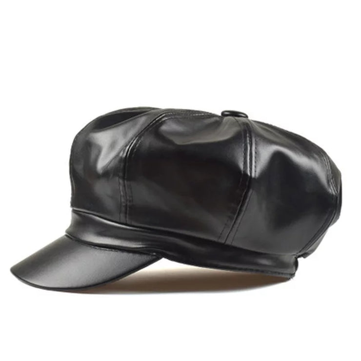 Leather cap