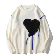 Harajuku Knitted Heart Knitwear