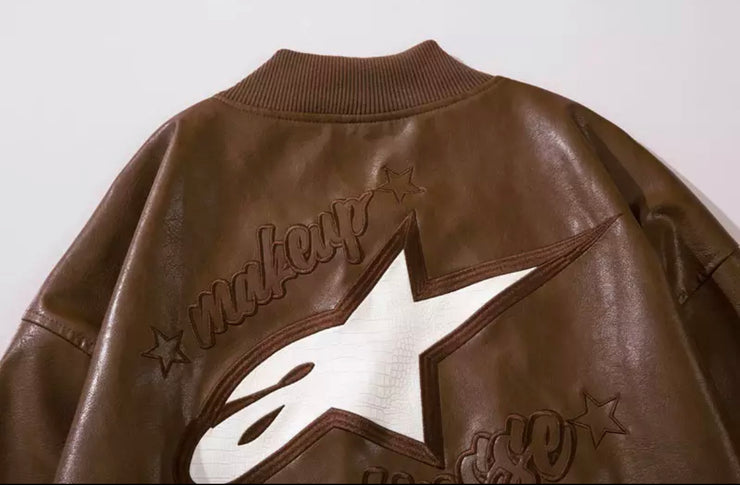 Star Leather Jacket