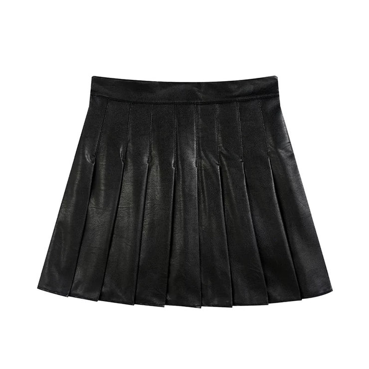 Leather skirt