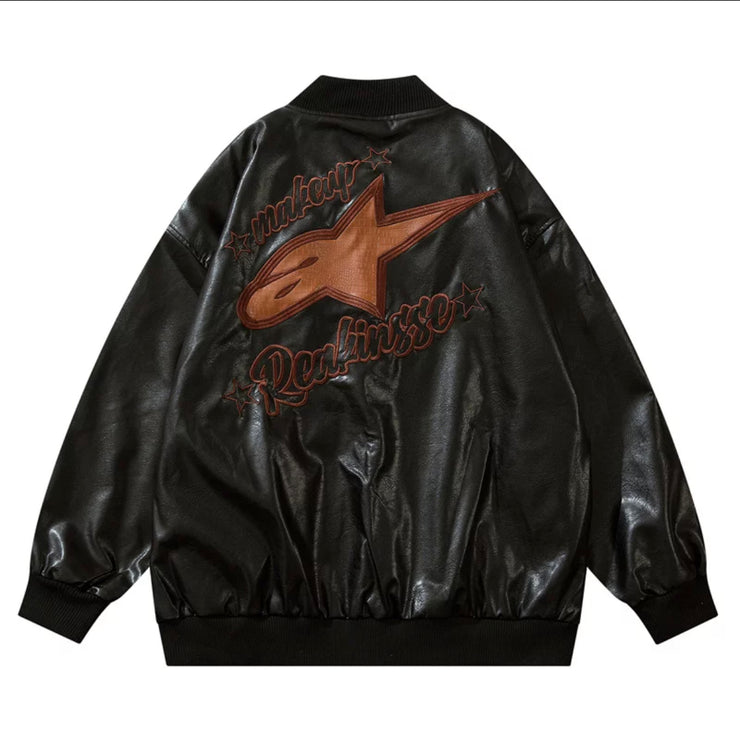 Star Leather Jacket