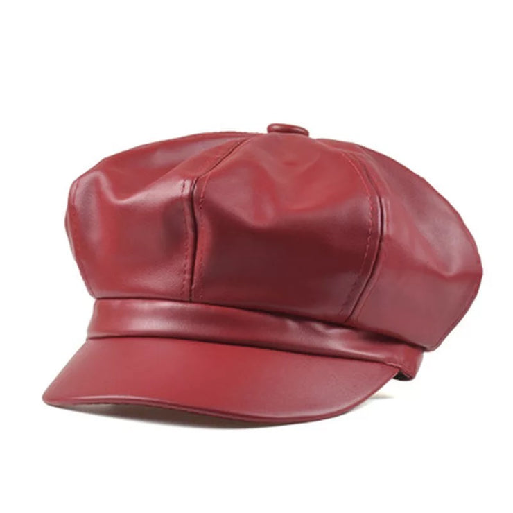 Leather cap