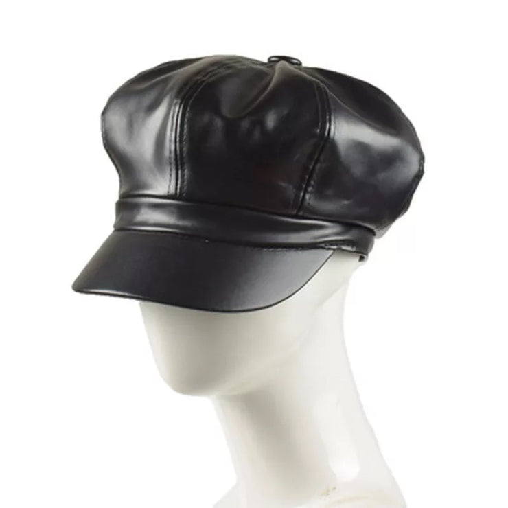 Leather cap