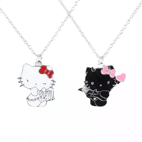 2pcs hello kitty Necklace