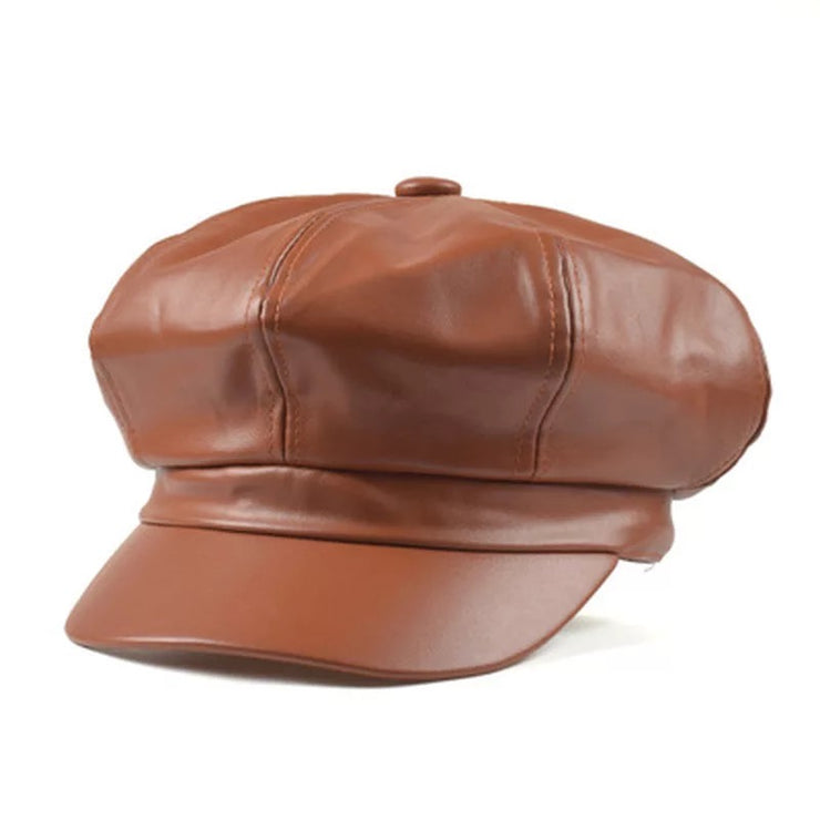 Leather cap