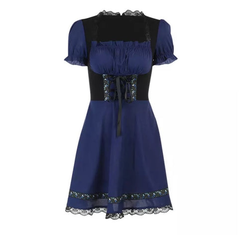 Blue Corset Dress