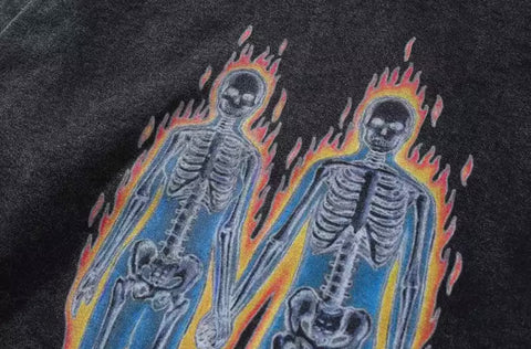 Flame Skeleton Hoodie