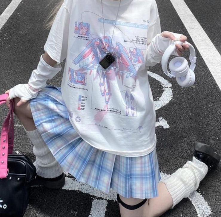 Harajuku cartoon shirt