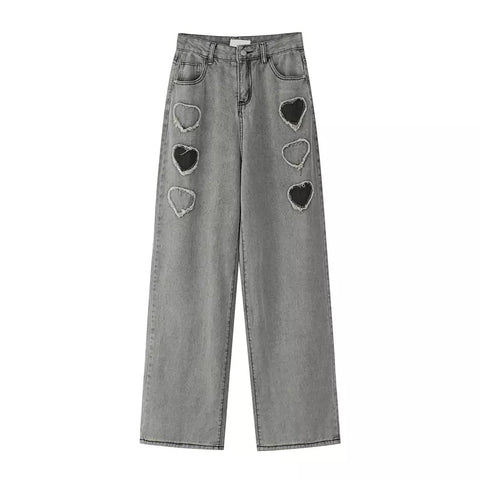 Heart jeans