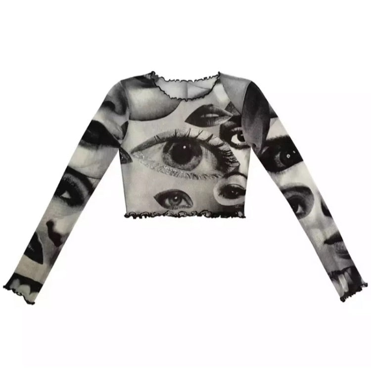 Eye Long Sleeve Top