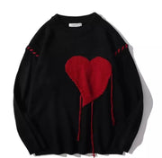 Harajuku Knitted Heart Knitwear