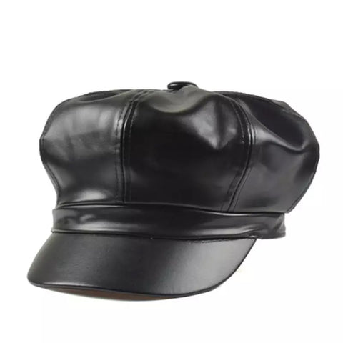 Leather cap