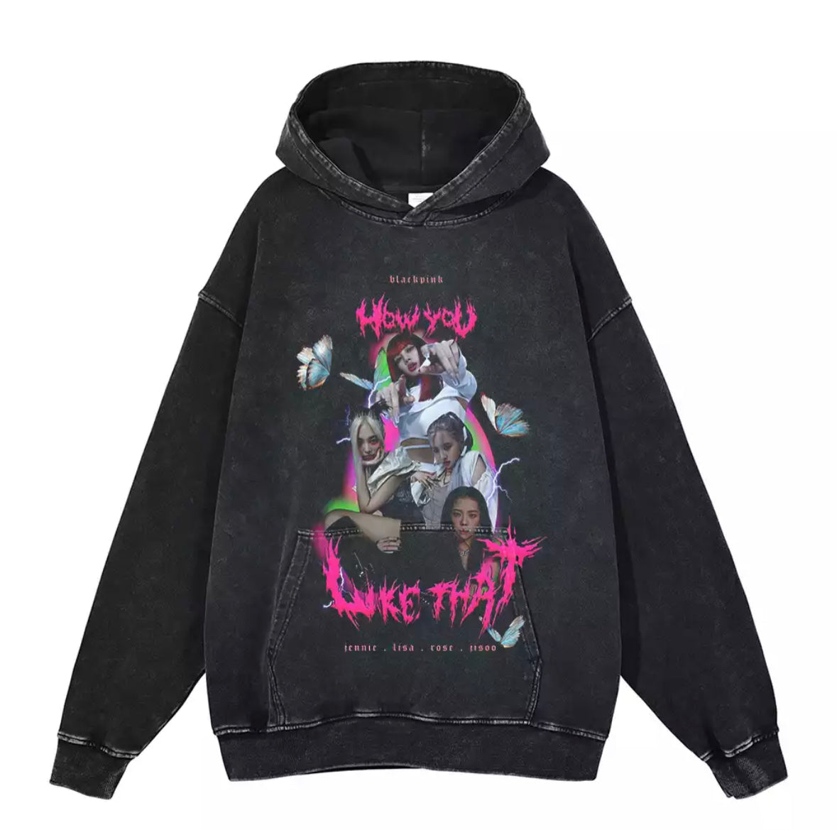 Black Pink Hoodie