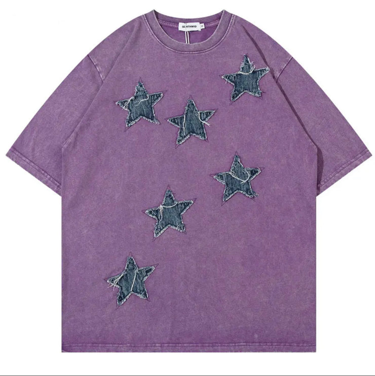 Embroidery Stars T-Shirt