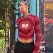 Y2k crop sweater